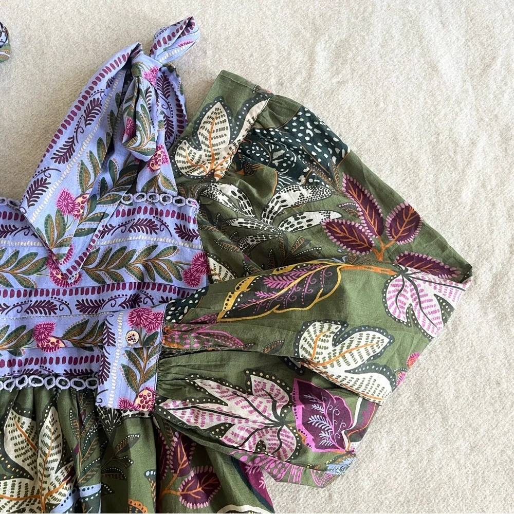 Farm Rio The Green Wild Jungle Blouse